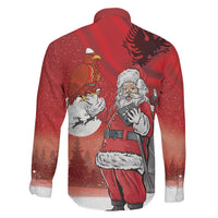 Albania Santa Christmas Family Matching Puletasi and Hawaiian Shirt Christmas Albanian Eagle Flag Style - Wonder Print Shop