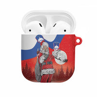 Slovenia Santa Christmas AirPods Case Slovenija Vesel Bozic Flag Style - Wonder Print Shop