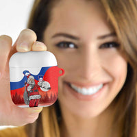Slovenia Santa Christmas AirPods Case Slovenija Vesel Bozic Flag Style - Wonder Print Shop