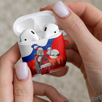 Slovenia Santa Christmas AirPods Case Slovenija Vesel Bozic Flag Style - Wonder Print Shop