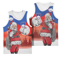 Slovenia Santa Christmas Basketball Jersey Slovenija Vesel Bozic Flag Style - Wonder Print Shop