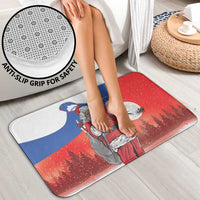 Slovenia Santa Christmas Bathroom Set Slovenija Vesel Bozic Flag Style - Wonder Print Shop