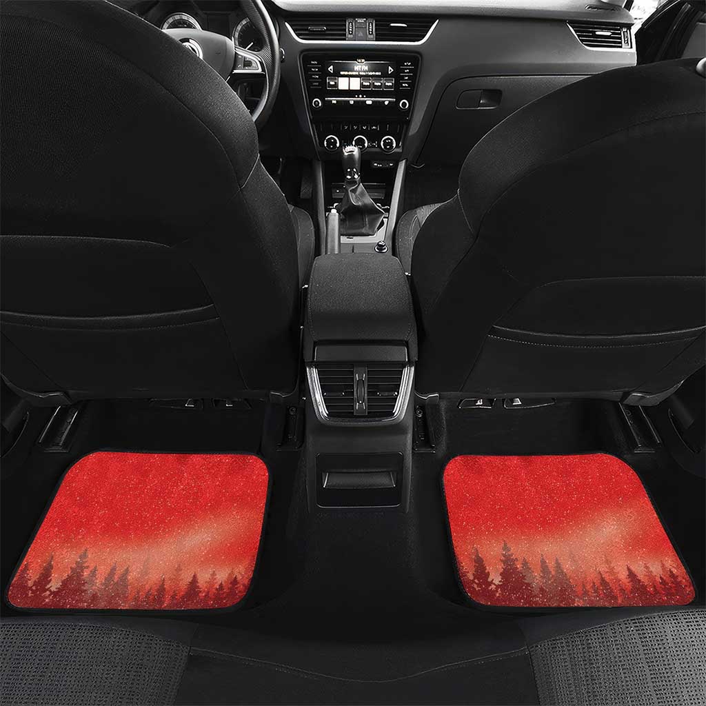 Slovenia Santa Christmas Car Mats Slovenija Vesel Bozic Flag Style - Wonder Print Shop