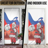 Slovenia Santa Christmas Door Cover Slovenija Vesel Bozic Flag Style - Wonder Print Shop