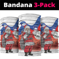 Slovenia Santa Christmas Neck Gaiter Slovenija Vesel Bozic Flag Style - Wonder Print Shop