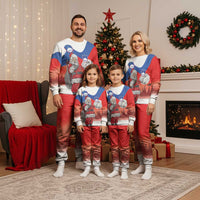 Slovenia Santa Christmas Pajama Set Slovenija Vesel Bozic Flag Style - Wonder Print Shop