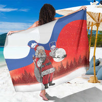 Slovenia Santa Christmas Sarong Slovenija Vesel Bozic Flag Style - Wonder Print Shop