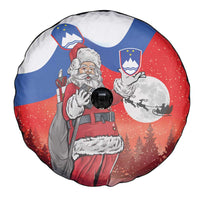 Slovenia Santa Christmas Spare Tire Cover Slovenija Vesel Bozic Flag Style - Wonder Print Shop
