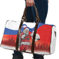 Slovenia Santa Christmas Travel Bag Slovenija Vesel Bozic Flag Style - Wonder Print Shop