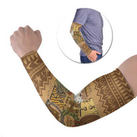 Western Cowboy Christmas Arm Sleeves Cowboy Santa Ho Ho Ho Retro - Wonder Print Shop