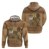 Western Cowboy Christmas Hoodie Cowboy Santa Ho Ho Ho Retro - Wonder Print Shop