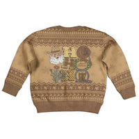 Western Cowboy Christmas Kid Ugly Christmas Sweater Cowboy Santa Ho Ho Ho Retro - Wonder Print Shop
