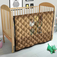 Western Cowboy Christmas Quilt Cowboy Santa Ho Ho Ho Retro - Wonder Print Shop