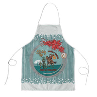 Cowboy Christmas Apron Giddy Up Jingle Horse Green Version - Wonder Print Shop