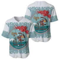 Cowboy Christmas Baseball Jersey Giddy Up Jingle Horse Green Version - Wonder Print Shop