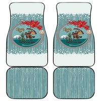 Cowboy Christmas Car Mats Giddy Up Jingle Horse Green Version - Wonder Print Shop