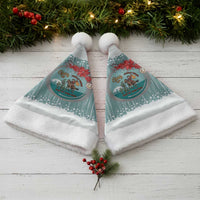 Cowboy Christmas Santa Hat Giddy Up Jingle Horse Green Version - Wonder Print Shop