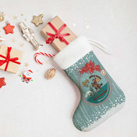 Cowboy Christmas Stocking Giddy Up Jingle Horse Green Version - Wonder Print Shop