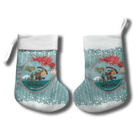 Cowboy Christmas Stocking Giddy Up Jingle Horse Green Version - Wonder Print Shop