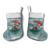 Cowboy Christmas Stocking Giddy Up Jingle Horse Green Version - Wonder Print Shop
