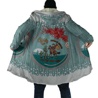 Cowboy Christmas Cloak Giddy Up Jingle Horse Green Version - Wonder Print Shop