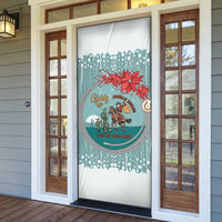 Cowboy Christmas Door Cover Giddy Up Jingle Horse Green Version - Wonder Print Shop