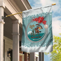 Cowboy Christmas Garden Flag Giddy Up Jingle Horse Green Version - Wonder Print Shop