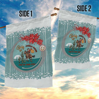 Cowboy Christmas Garden Flag Giddy Up Jingle Horse Green Version - Wonder Print Shop