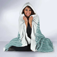 Cowboy Christmas Hooded Blanket Giddy Up Jingle Horse Green Version - Wonder Print Shop