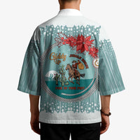 Cowboy Christmas Kimono Giddy Up Jingle Horse Green Version - Wonder Print Shop