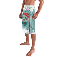 Cowboy Christmas Lavalava Giddy Up Jingle Horse Green Version - Wonder Print Shop