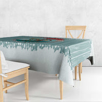 Cowboy Christmas Tablecloth Giddy Up Jingle Horse Green Version - Wonder Print Shop