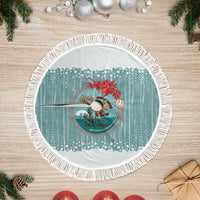 Cowboy Christmas Tree Skirt Giddy Up Jingle Horse Green Version - Wonder Print Shop