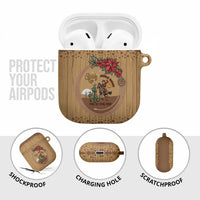 Cowboy Christmas AirPods Case Giddy Up Jingle Horse Brown Version - Wonder Print Shop