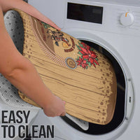 Cowboy Christmas Bathroom Set Giddy Up Jingle Horse Brown Version - Wonder Print Shop