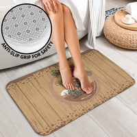 Cowboy Christmas Bathroom Set Giddy Up Jingle Horse Brown Version - Wonder Print Shop