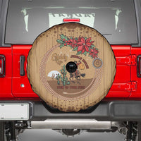 Cowboy Christmas Spare Tire Cover Giddy Up Jingle Horse Brown Version - Wonder Print Shop