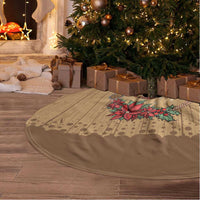 Cowboy Christmas Tree Skirt Giddy Up Jingle Horse Brown Version - Wonder Print Shop