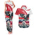 Austria Black Eagle Couples Matching Tank Maxi Dress and Hawaiian Shirt Edelweiss with Austrian Flag - Wonder Print Shop