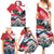 Austria Black Eagle Family Matching Summer Maxi Dress and Hawaiian Shirt Edelweiss with Austrian Flag - Wonder Print Shop