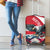 Austria Black Eagle Luggage Cover Edelweiss with Austrian Flag - Wonder Print Shop