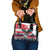 Austria Black Eagle Shoulder Handbag Edelweiss with Austrian Flag