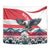Austria Black Eagle Tapestry Edelweiss with Austrian Flag - Wonder Print Shop