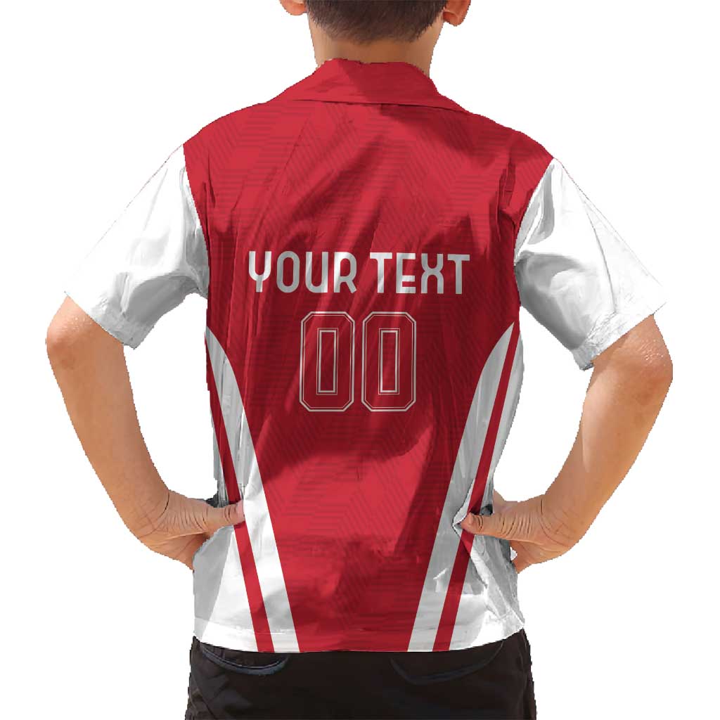 Custom Austria Football Family Matching Summer Maxi Dress and Hawaiian Shirt Das Team With Eagle Mascot - Wonder Print Shop