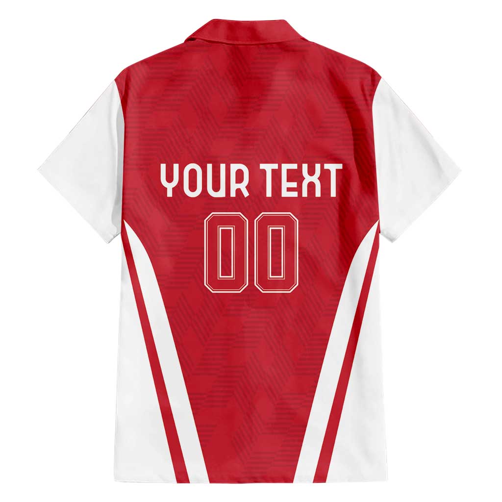 Custom Austria Football Hawaiian Shirt Das Team With Eagle Mascot - Wonder Print Shop