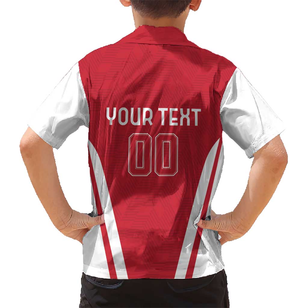 Custom Austria Football Hawaiian Shirt Das Team With Eagle Mascot - Wonder Print Shop