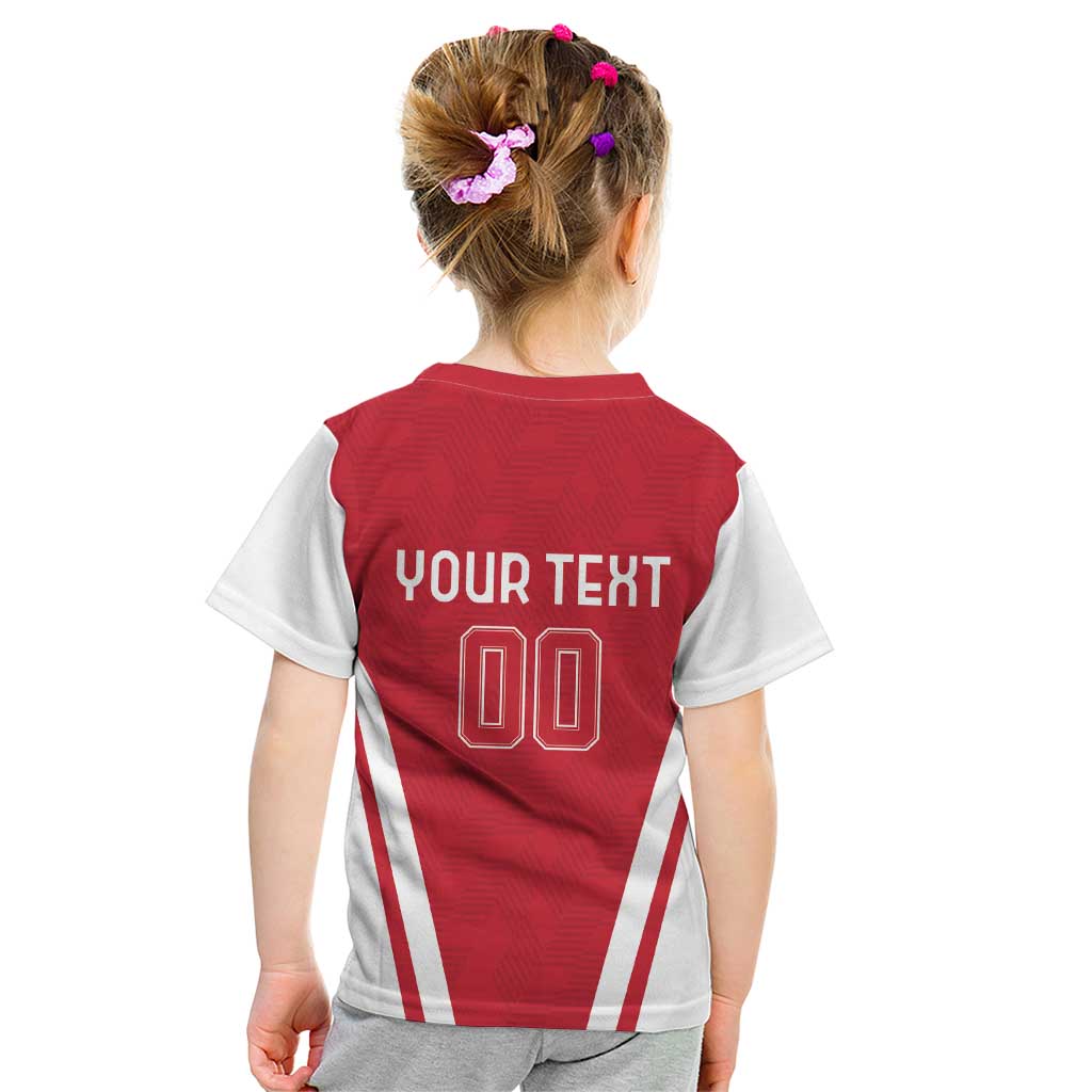 Custom Austria Football Kid T Shirt Das Team With Eagle Mascot - Wonder Print Shop