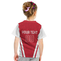 Custom Austria Football Kid T Shirt Das Team With Eagle Mascot - Wonder Print Shop