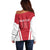 Custom Austria Football Off Shoulder Sweater Das Team With Eagle Mascot - Wonder Print Shop