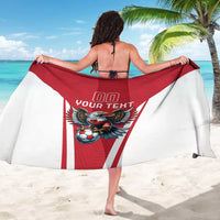 Custom Austria Football Sarong Das Team With Eagle Mascot - Wonder Print Shop